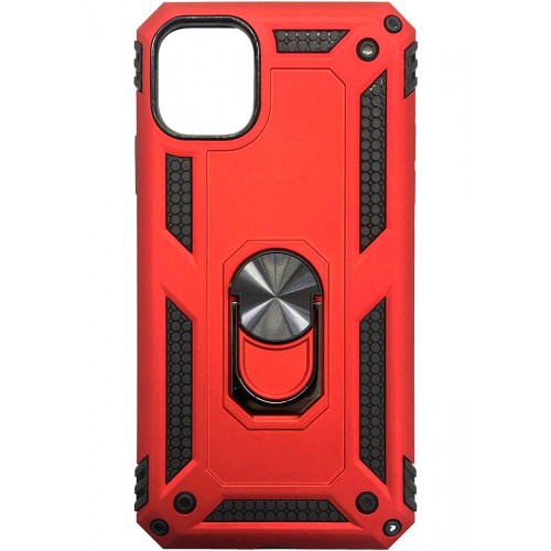 iP14/iP13 2in1 Ring Case Red